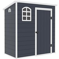 ROJAPLAST Garden house BECK A, grey 191 x 111 x 194 cm - Garden Shed