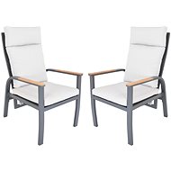 ROJAPLAST Aluminium garden armchair ANNECY DUO, 2 pcs - Garden Armchair