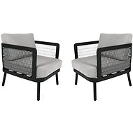 ROJAPLAST Aluminium garden armchair EDINBURGH DUO, 2 pcs - Garden Armchair