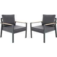 ROJAPLAST Garden armchair aluminium SIBIU DUO, 2 pcs - Garden Armchair