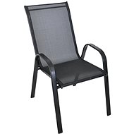 ROJAPLAST Garden armchair metal SOFIE, black - Garden Armchair