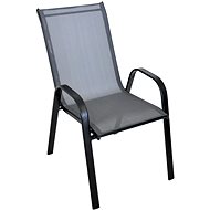 ROJAPLAST Garden armchair metal SOFIE, grey - Garden Armchair
