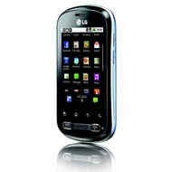 LG P350 Optimus Me Light Blue - Mobile Phone