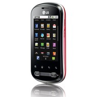 LG P350 Optimus Me Red - Mobile Phone