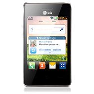 LG T375 Dual SIM T3 (Black) - Mobile Phone