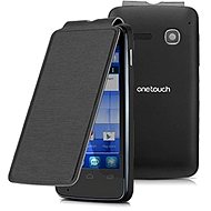 ALCATEL ONE TOUCH S´POP Flip Cover Black - Phone Case