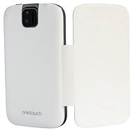ALCATEL ONE TOUCH 991 Flip Cover White - Phone Case