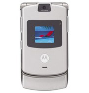 GSM mobilní telefon Motorola RAZR V3 stříbrný - Mobile Phone