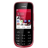 Nokia Asha 202 (Dual SIM) Dark Red - Mobile Phone
