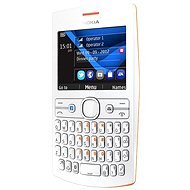 Nokia Asha 205 (Dual SIM) Orange-White - Mobile Phone