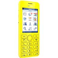 Nokia Asha 206 (Dual SIM) Yellow - Mobile Phone