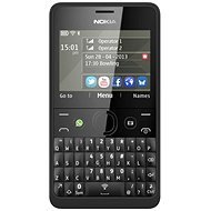  Nokia Asha 210 (Dual SIM) Black  - Mobile Phone