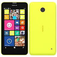  Nokia Lumia 630 Dual SIM Bright Yellow + Black back cover  - Mobile Phone