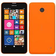  Nokia Lumia 630 Bright Orange Dual SIM + Black back cover  - Mobile Phone