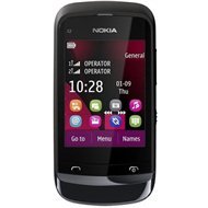 Nokia C2-03 Dual SIM Touch and Type Chrome Black - Mobilný telefón