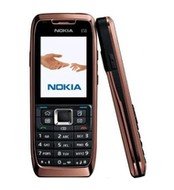 Nokia E51 černo-růžový (rose steel) - Handy