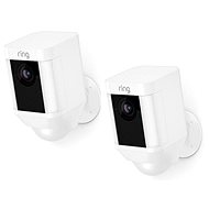Ring Spotlight Cam Battery White Duo Pack - IP Camera