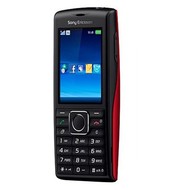 Sony Ericsson J108 Cedar Black Red - Mobile Phone