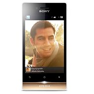 Sony Xperia miro (ST23i) White / Gold - Mobile Phone