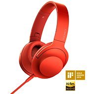 Sony Hi-Res MDR-100AAPR red - Headphones