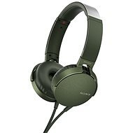 Sony MDR-XB550AP zelená - Slúchadlá