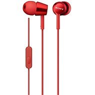 Sony MDR-EX155AP, piros - Fej-/fülhallgató