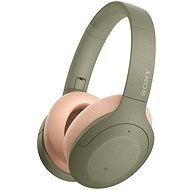 Sony Hi-Res WH-H910N, zeleno-tělová - Bezdrátová sluchátka