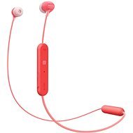 Sony WI-C300 piros - Vezeték nélküli fül-/fejhallgató