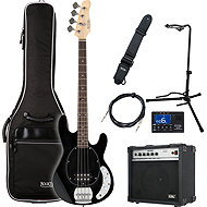 Rocktile MB - 4 BK E-bass Set Black - Bass Guitar