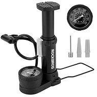 Rockbros Floor bike pump with pressure gauge, black - Pump