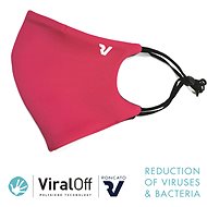 Roncato Face Mask with Viraloff, size S (10cm), PINK - Surgical Mask
