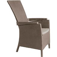 KETER Garden armchair VERMONT, cappuccino - Garden Armchair