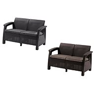 KETER Garden bench CORFU LOVE SEAT 128cm - Garden Bench