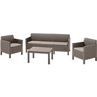 Allibert Bench ORLANDO 3 SEAT SOFA cappucino - Garden Furniture