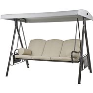 ROJAPLAST Garden swing for 3 persons SALERNO - Garden Swing