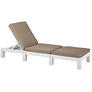 Allibert DAYTONA Leaser White - Garden Lounger