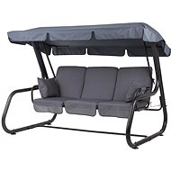 ROJAPLAST Garden swing for 4 persons RIMINI - Garden Swing
