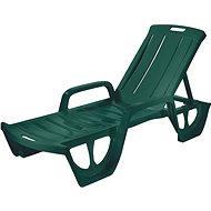 Deck Chair FLORIDA Curver Deck - Green - Garden Lounger