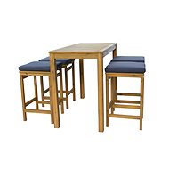 ROJAPLAST Garden furniture set COLIN, including cushions - Garden Furniture