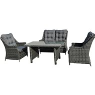 ROJAPLAST Garden furniture set NEW YORK DINING, including cushions - Garden Furniture