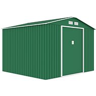 ROJAPLAST Garden house ARCHER D, green 277 x 255 x 202 cm - Garden Shed