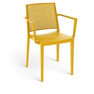 ROJAPLAST Garden chair GRID ARMCHAIR, mustard yellow - Garden Chair