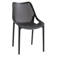 ROJAPLAST Garden chair BILROS, black - Garden Chair