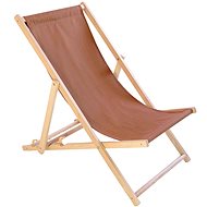 ROJAPLAST Folding garden armchair BAHAMA, brown - Garden Armchair