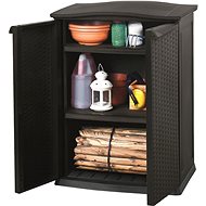 KETER RATTAN STYLE BASE SHED case - Garden Storage Cabinet