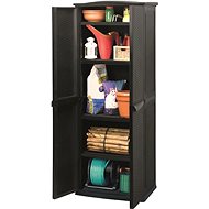 KETER RATTAN STYLE TALL SHED cabinet - Garden Storage Cabinet