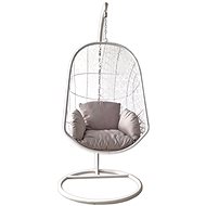 ROJAPLAST Hanging armchair MEXICO white/grey - Hanging Chair