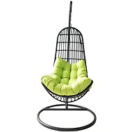 ROJAPLAST Hanging armchair OREGON black/green - Hanging Chair