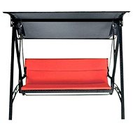 ROYAPLAST Rattan swing with cushion - Garden Swing
