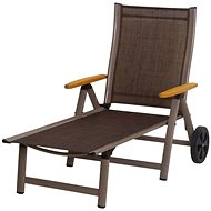 SUN GARDEN ASS COMFORT Cappuccino/Champagne Lounger - Garden Lounger